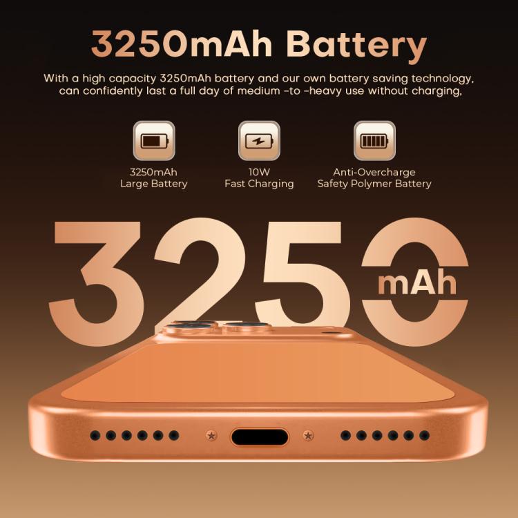 I17 Pro Max / THA97, 3 Go + 16 Go, écran 6,58 pouces, Android 10, processeur quadricœur MTK6737, réseau 4G, double SIM, EU Plug, US Plug, UK Plug, AU Plug