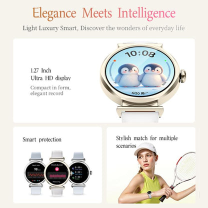 Montre connectée GTR4 pour femme avec écran TFT de 1,27 pouce, étanchéité IP68 et surveillance de la fréquence cardiaque