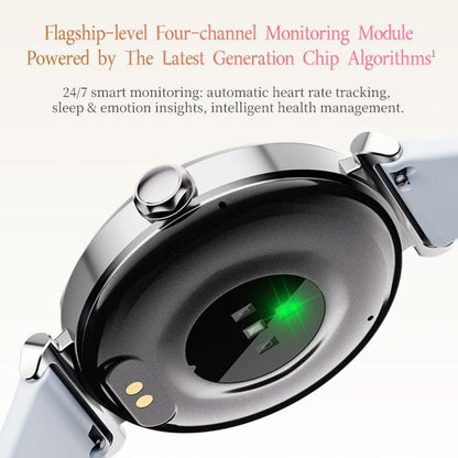 Montre connectée GTR4 pour femme avec écran TFT de 1,27 pouce, étanchéité IP68 et surveillance de la fréquence cardiaque