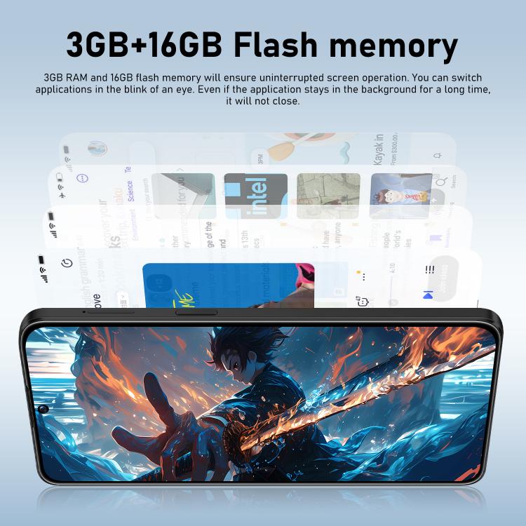 X7 Pro / ZKU129, 3 Go + 16 Go, écran 6,56 pouces, Android 10, processeur quadricœur MTK6737, réseau 4G, double SIM, EU Plug, US Plug, UK Plug, AU Plug