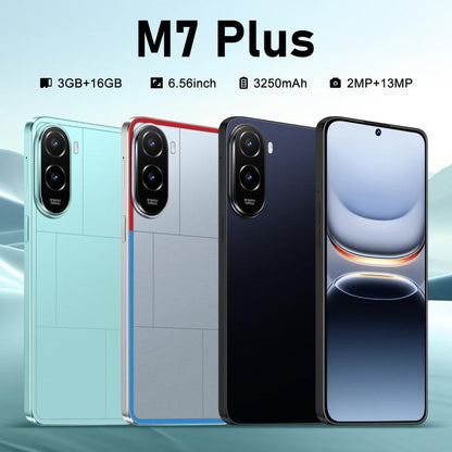 M7 Plus / ZKU130, 3 Go + 16 Go, écran 6,56 pouces, Android 10, processeur quadricœur MTK6737, réseau 4G, double SIM, EU Plug, US Plug, UK Plug, AU Plug