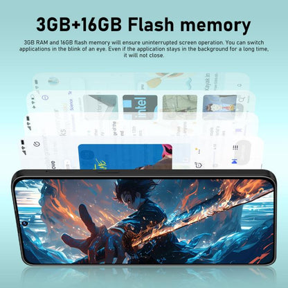 M7 Plus / ZKU130, 3 Go + 16 Go, écran 6,56 pouces, Android 10, processeur quadricœur MTK6737, réseau 4G, double SIM, EU Plug, US Plug, UK Plug, AU Plug