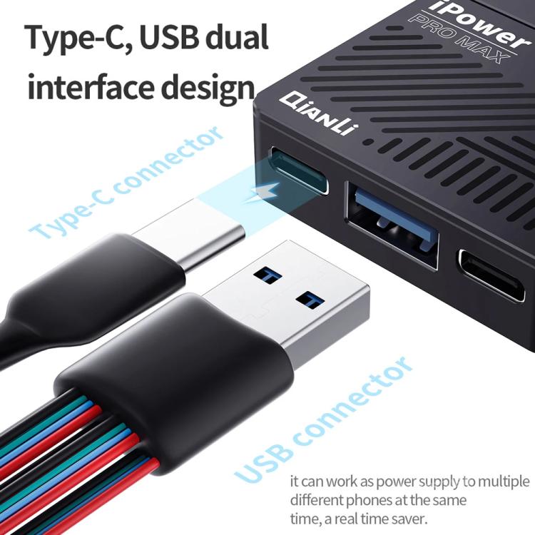 Câble d'alimentation CC QianLi iPower Pro Max FPC de 8e génération pour iPhone 6-16 Pro Max (16e exclu), QianLi Generation 8th iPower Pro Max
