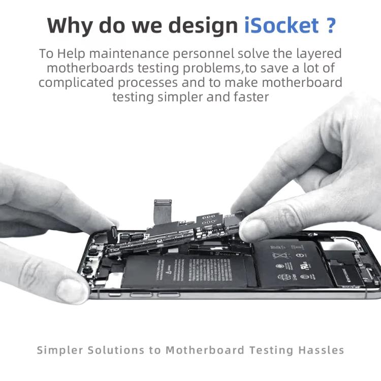 Banc de test multicouche QianLi iSocket 16E pour carte mère iPhone 16e, QianLi iSocket 16E