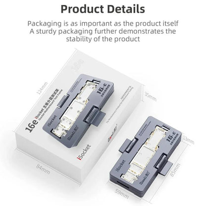 Banc de test multicouche QianLi iSocket 16E pour carte mère iPhone 16e, QianLi iSocket 16E