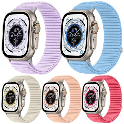 Lot de 5 bracelets de montre xDfind en nylon tissé avec fermeture auto-agrippante, For Apple Watch 42 / 44 / 45 / 46 / 49mm, For Apple Watch 38 / 40 / 41 / S11 42mm