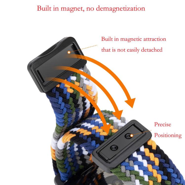 5 Pack xDfind Magnetic Buckle Loop Woven Watch Band, For Apple Watch 42 / 44 / 45 / 46 / 49mm, For Apple Watch 38 / 40 / 41 / S11 42mm