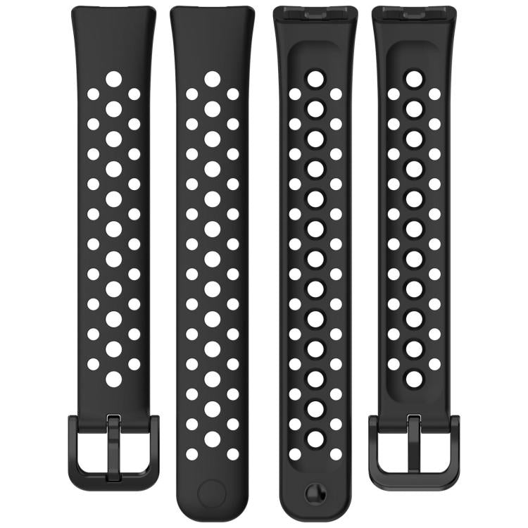 Lot de 5 bracelets de montre en silicone respirant xDfind à trous, For Huawei Band 10 / 9 / 8