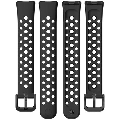 Lot de 5 bracelets de montre en silicone respirant xDfind à trous, For Huawei Band 10 / 9 / 8