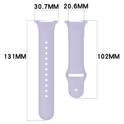 Lot de 5 bracelets de montre en silicone xDfind à boucle inversée, For Samsung Galaxy Watch8 / 8 Classic