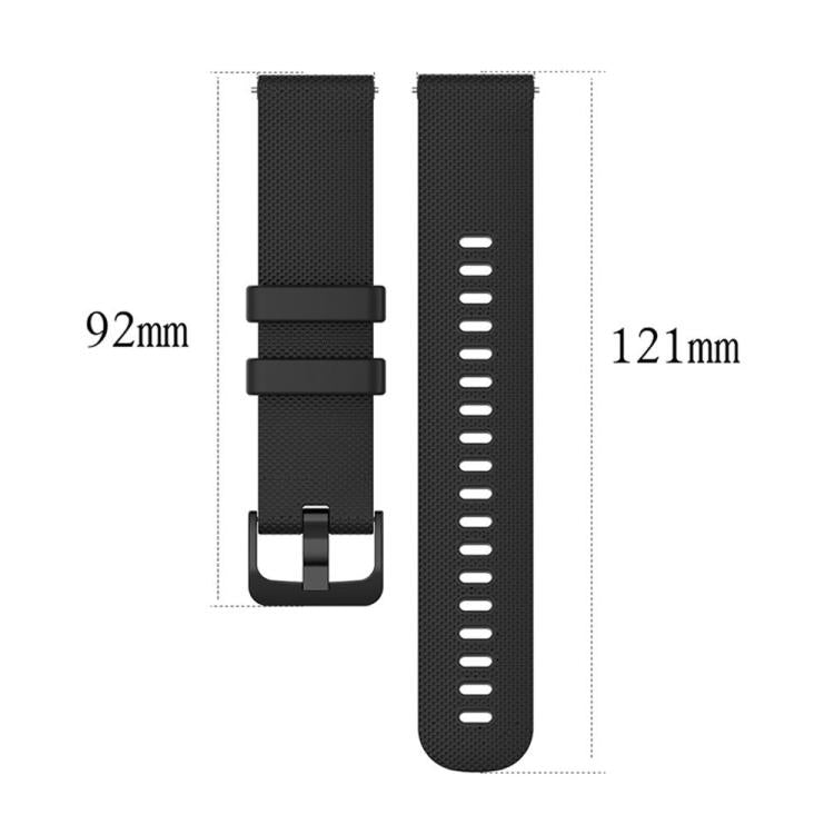 Lot de 5 bracelets de montre en silicone à carreaux unis xDfind, 18mm, 20mm, 22mm