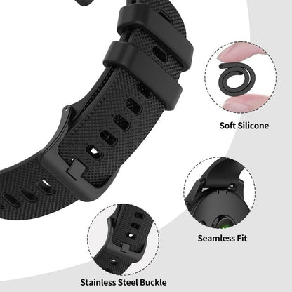 Lot de 5 bracelets de montre en silicone à carreaux unis xDfind, 18mm, 20mm, 22mm