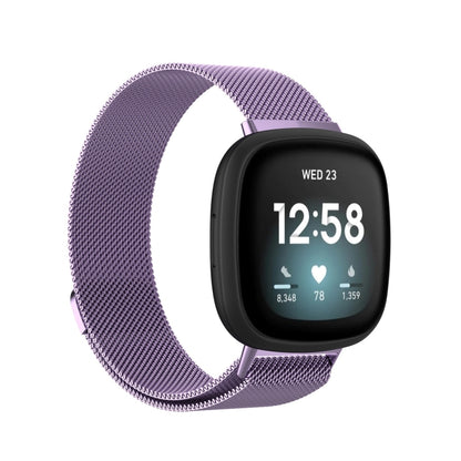 Pour Fitbit Versa 3 bracelet de montre de remplacement milanais, S 202mm, L 230mm