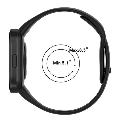 Lot de 5 bracelets de montre en silicone de couleur unie xDfind, For Redmi Watch 3 Active / Watch 3 Lite