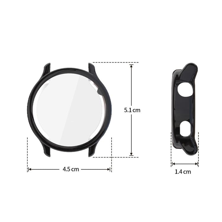 xDfind Film avec coque de montre en TPU électroplaqué intégrée, For Garmin Vivoactive 6