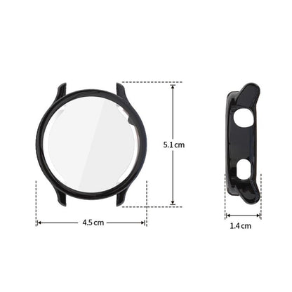 xDfind Film avec coque de montre en TPU électroplaqué intégrée, For Garmin Vivoactive 6