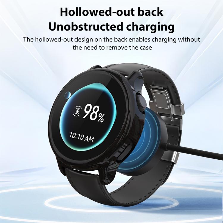 xDfind Film avec coque de montre en TPU électroplaqué intégrée, For Garmin Vivoactive 6