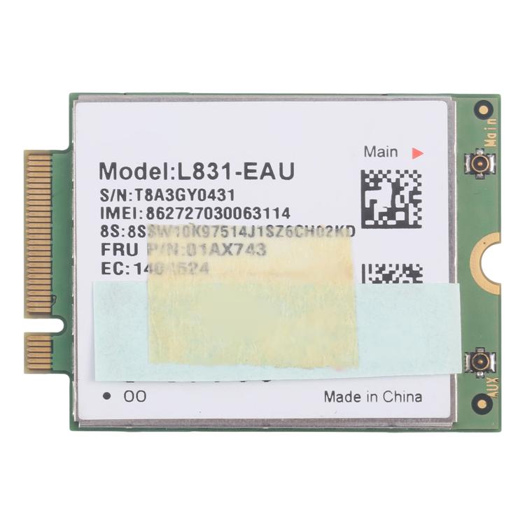 Module sans fil 4G L831-EAU d'origine pour Lenovo ThinkPad T470 T570 X270 P51S 01AX743 01AX743, L831-EA