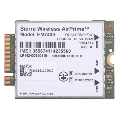 Module sans fil Sierra Wireless EM7430 LTE M2 4G Cat6 300M d'origine, EM7430