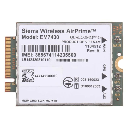 Module sans fil Sierra Wireless EM7430 LTE M2 4G Cat6 300M d'origine, EM7430