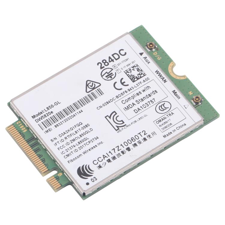 Module sans fil 4G L850-GL DW5820E 284DC pour DELL 5410, 5420, 5430, 3510 et 5530, L850-GL DW5820E