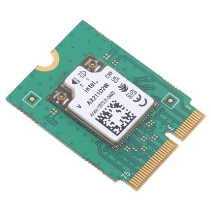 Carte sans fil WiFi 6E Intel AX211D2W M.2 double bande WiFi Bluetooth, AX211D2W