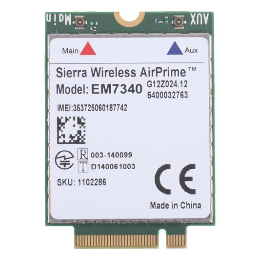 EM7340 4G WWAN LTE/HSPA+ M.2 Wireless Module For M.2 Machine, Not Support HP/Lenovo Laptops, EM7340