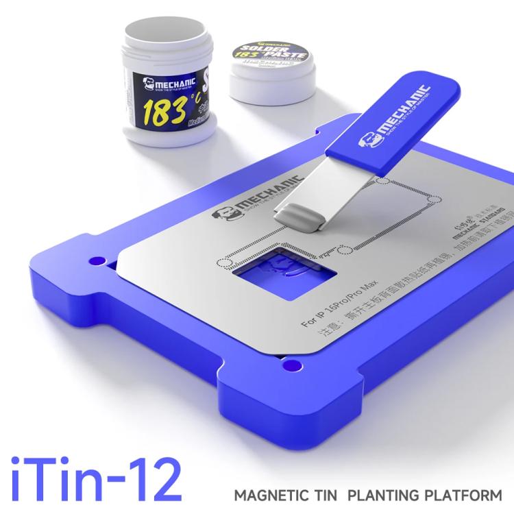 Plateforme magnétique de rebillage de billes BGA iTin-12 pour étain, Mechanic iTin-12
