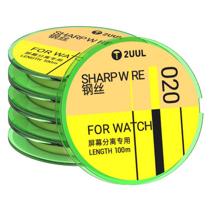 Fil diamanté en acier spécial 2UUL série GS 5 en 1, 100 m, 020, 028, 035, 045
