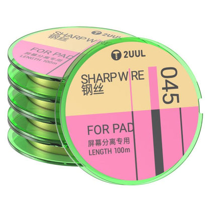 Fil diamanté en acier spécial 2UUL série GS 5 en 1, 100 m, 020, 028, 035, 045