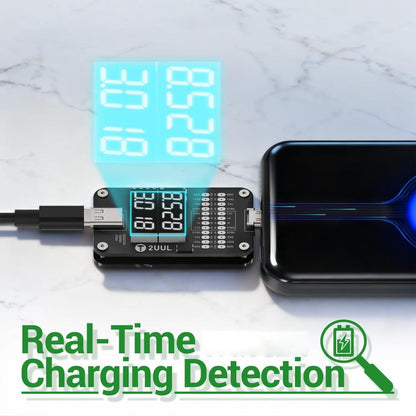 Testeur de diagnostic complet pour port Type-C 2UUL PW32 avec détection de charge en temps réel, 2UUL PW32