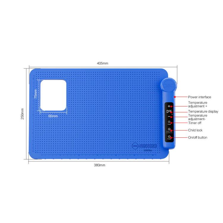SUNSHINE LS3 Plus, écran LCD 17 pouces, contrôle intelligent de la température, plaque de séparation chauffante, US Plug, EU Plug