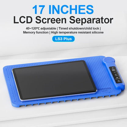 SUNSHINE LS3 Plus, écran LCD 17 pouces, contrôle intelligent de la température, plaque de séparation chauffante, US Plug, EU Plug