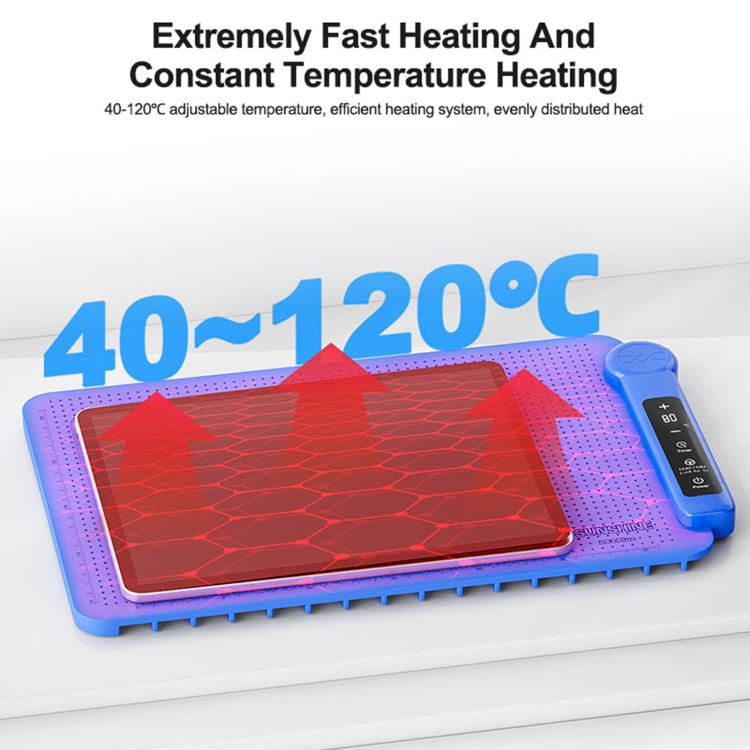 SUNSHINE LS3 Plus, écran LCD 17 pouces, contrôle intelligent de la température, plaque de séparation chauffante, US Plug, EU Plug