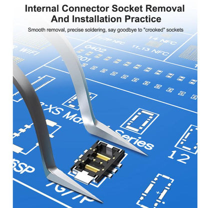 RELIFE RL-044R Connecteur de puce BGA, support de soudage, carte de test CE compatible avec la série iPhone 17, RELIFE RL-044R