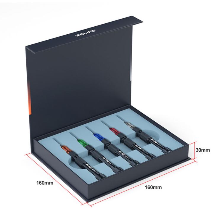 Jeu de tournevis de précision magnétique 3D RELIFE RL-726A 5 en 1, RELIFE RL-726A