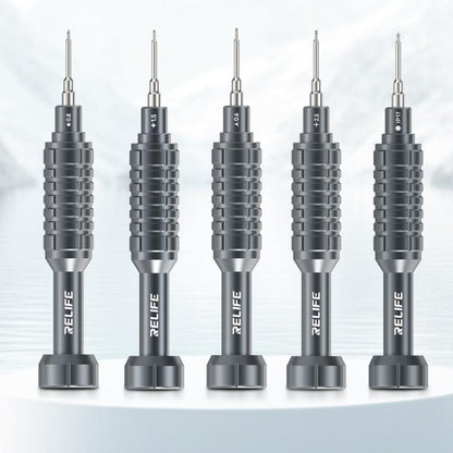 Jeu de tournevis en alliage d'aluminium RELIFE RL-730A 5 en 1, série Cannon King Classic., 5 in 1 Set