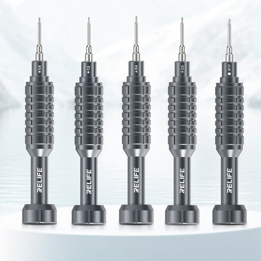 Jeu de tournevis en alliage d'aluminium RELIFE RL-730A 5 en 1, série Cannon King Classic., 5 in 1 Set