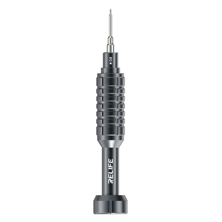 Jeu de tournevis en alliage d'aluminium RELIFE RL-730 Steel Cannon King Classic Series, Star 0.8, Phillips 1.5, Phillips 2.5, Y 0.6, Torx T1