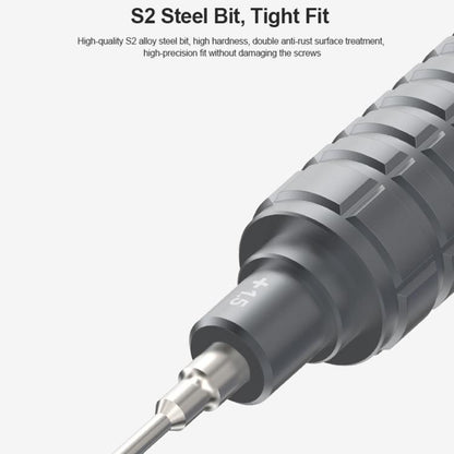 Jeu de tournevis en alliage d'aluminium RELIFE RL-730 Steel Cannon King Classic Series, Star 0.8, Phillips 1.5, Phillips 2.5, Y 0.6, Torx T1