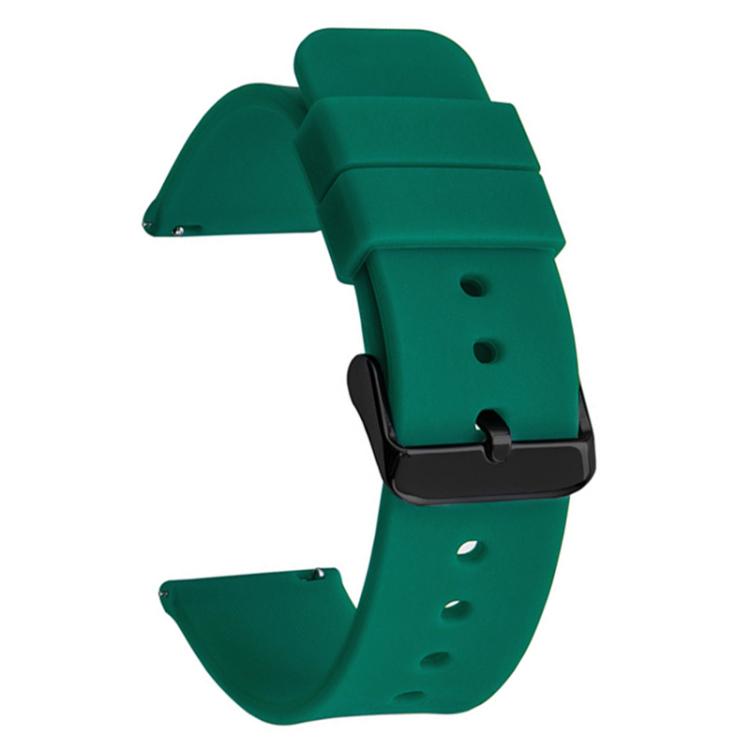Bracelet de montre xDfind en acier inoxydable noir avec boucle ardillon et silicone étanche., 10mm, 12mm, 14mm, 15mm, 16mm
