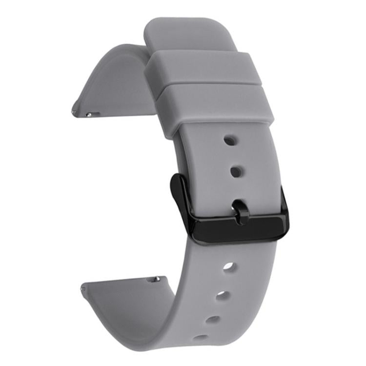 Bracelet de montre xDfind en acier inoxydable noir avec boucle ardillon et silicone étanche., 10mm, 12mm, 14mm, 15mm, 16mm