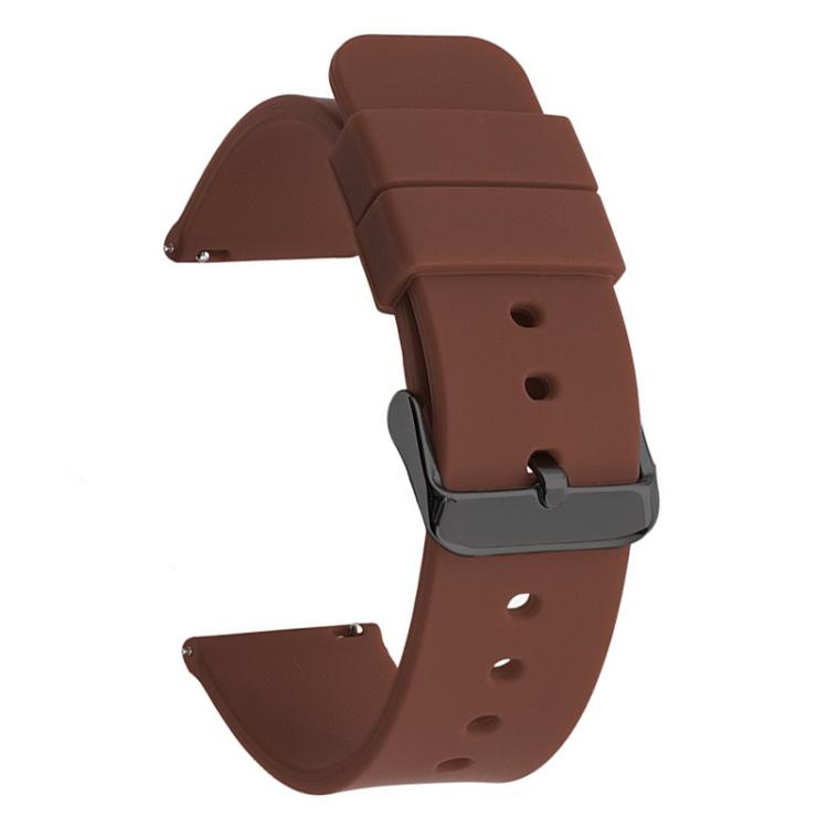 Bracelet de montre xDfind en acier inoxydable noir avec boucle ardillon et silicone étanche., 10mm, 12mm, 14mm, 15mm, 16mm