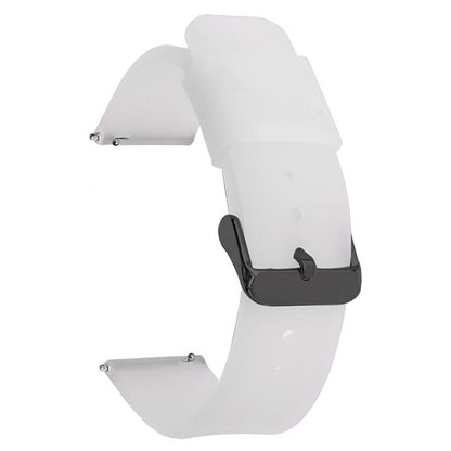Bracelet de montre xDfind en acier inoxydable noir avec boucle ardillon et silicone étanche., 10mm, 12mm, 14mm, 15mm, 16mm