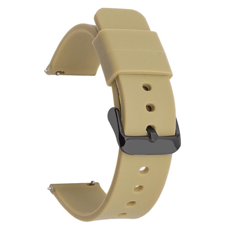 Bracelet de montre xDfind en acier inoxydable noir avec boucle ardillon et silicone étanche., 10mm, 12mm, 14mm, 15mm, 16mm