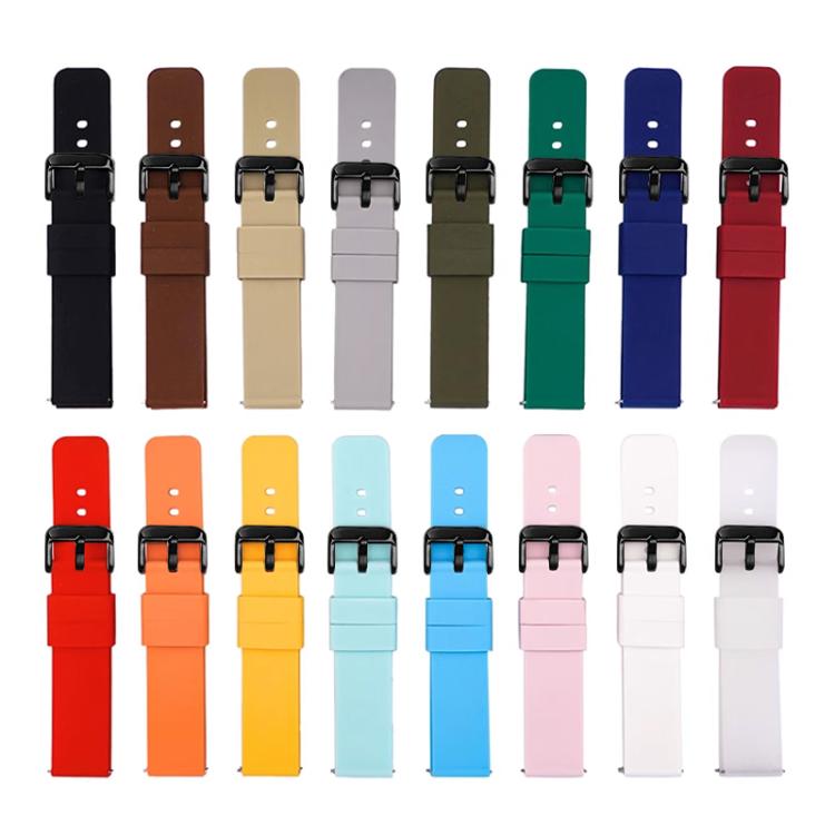 Bracelet de montre xDfind en acier inoxydable noir avec boucle ardillon et silicone étanche., 10mm, 12mm, 14mm, 15mm, 16mm