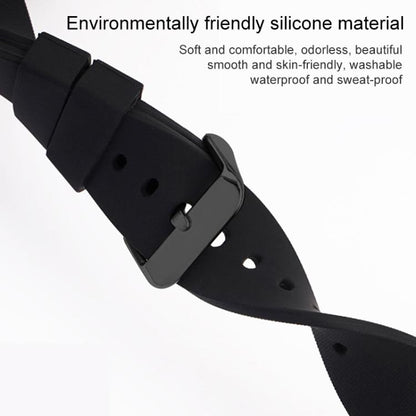 Bracelet de montre xDfind en acier inoxydable noir avec boucle ardillon et silicone étanche., 10mm, 12mm, 14mm, 15mm, 16mm