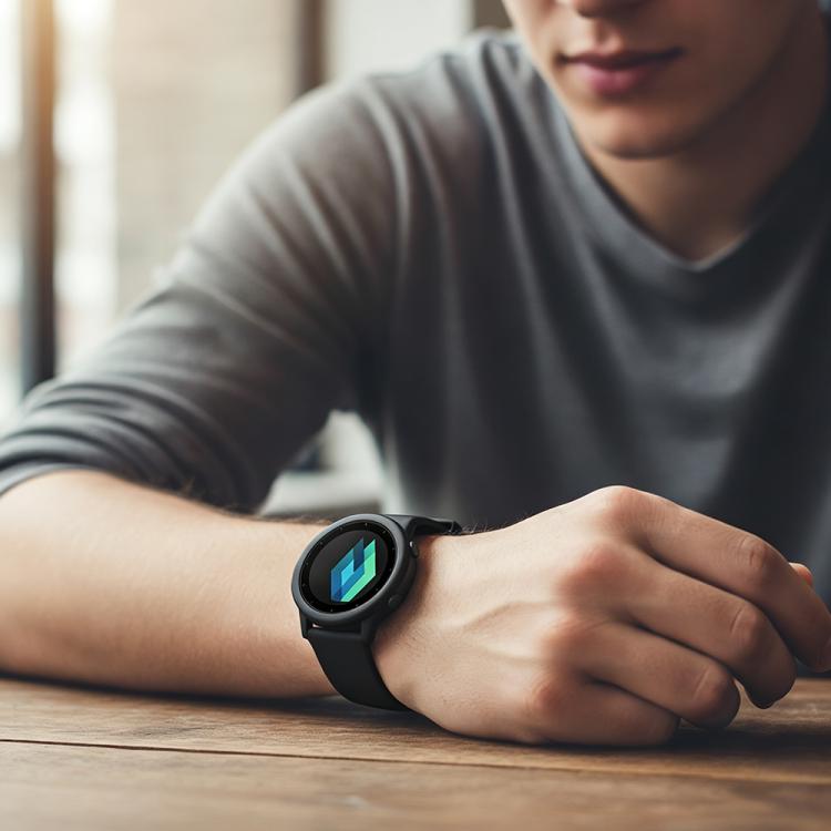 Bracelet de montre xDfind en acier inoxydable noir avec boucle ardillon et silicone étanche., 10mm, 12mm, 14mm, 15mm, 16mm