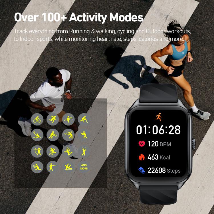 Montre connectée Zeblaze GTS 4 avec écran AMOLED de 1,94 pouce, étanche IP68, pour le sport et le fitness