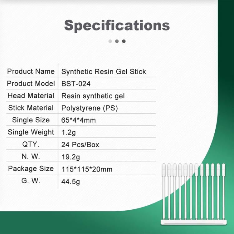 Bâtonnet de gel de résine synthétique BEST BST-024